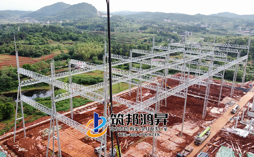 什么是變電站構架，由哪些部分組成及分類應用